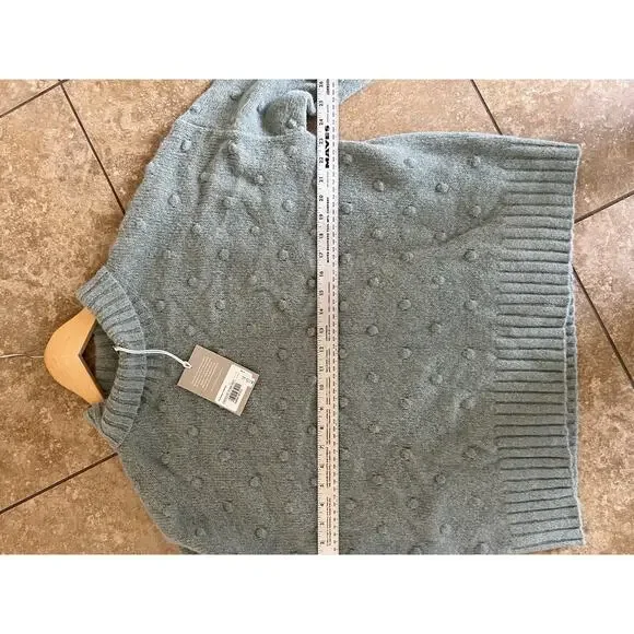 NWT Everlane The Alpaca Pom-Pom Turtleneck Sweater Size Small Wool - Picture 12 of 14